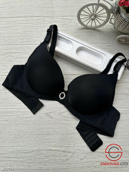 Бюстгальтер гладкий на косточках с пушап