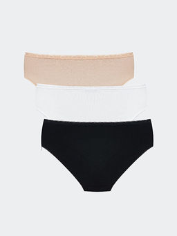 Dantel Detayl? Bikini K?lot 3l? Paket