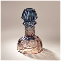 Подсвечник Lefard Crystal Colors стеклянный 8,5×8,5×14 см