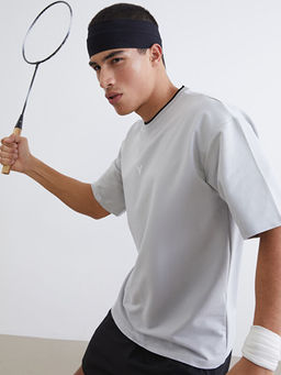 Bisiklet Yaka K?sa Kollu Erkek Sweatshirt