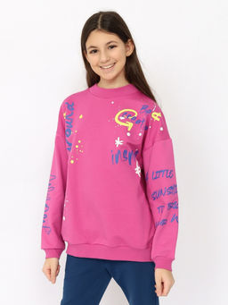 CRB wear/CSJG 63758-27-394 Джемпер для девочки,розовый/Ex.Cherubino