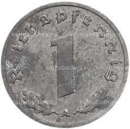 Монета 1 рейхспфенниг 1944 года A Германия