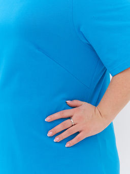 Футболка из хлопка FU21502BLU14 - Артесса фото 5