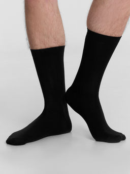 Цена за 5 пар! Носки мужские высокие черные с надписью Статус: свободен черный 017K-3032 - Mark formelle фото 3