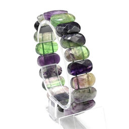 Браслет граненый 20*10мм из флюорита