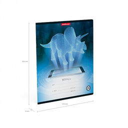 Цена за 160 шт. Тетрадь школьная ученическая ErichKrause Digital Dino, 24 листа, клетка (в плёнке по 10 шт.) фото 10