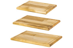 Комплект 3 досок 32*22*1,8 см, 29*20*1,8 см, 24*18*1,8 см "Прямоугольник" на дер. подстав.