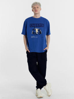 Футболка мужская синяя с печатью синий +печать 111882 - Mark formelle фото 3