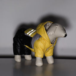 Комбинезон Анорак светоотражающий, размер 16 (ДС 36, ОГ 46, ОШ 35 см), чёрно-жёлтый - Simaland фото 14