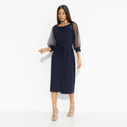 Платье с высоким разрезом на запах Смотрите на меня (new) - Charutti фото 4