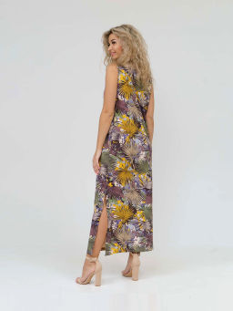 Сарафан женский, цвет бежевый коричневый