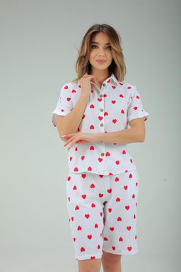 578 ПИЖАМА (ШОРТЫ) (Сердечки) - А-дина фото 3