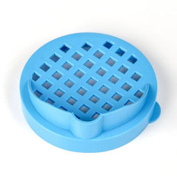 Цена за 100 шт. Крышка сливная Альтернатива «Яркость», ТО-82 мм, пластик, МИКС