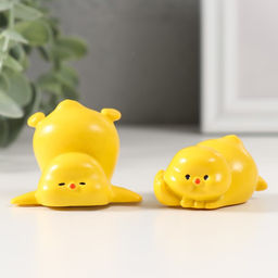 Цена за 4 шт. Фигурка полистоун Птенчик, 3?3?4.5 см, МИКС