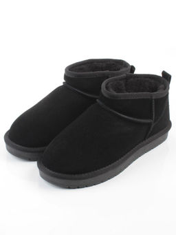 PF8300-1 BLACK Угги женские (натуральная замша, 100% шерсть)
