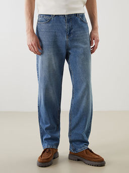 Loose Fit Erkek Jean Pantolon