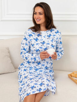 Сорочка женская Нина Голубой - Modamica фото 44