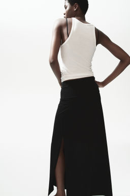 Falda de algod?n con cintura plegable - H&m фото 6