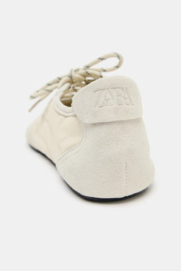 BAILARINA DEPORTIVA COMBINADA / Blanco - Zara фото 4