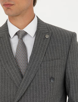 Kruvaze _izgili F_me Ekstra Slim Fit Tak_m Elbise