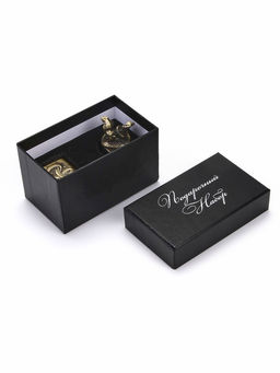 Подарочный набор 2 в 1 «Змея»: рюмка-перевёртыш 30 мл, зажигалка, металл, стекло