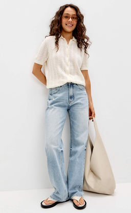 Джинсы F612-0153 l.blue