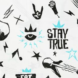 Наволочка 50х70см STAY TRUE - оставайся верным, с клапаном-запахом, перкаль 115г/м2, хлопок 100%, упаковка ПП 22х30см, Домашняя мода (Россия)