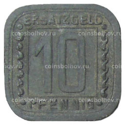 Монета 10 пфеннигов 1918 года Германия Нотгельд  Людвигсхафен