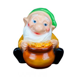 Копилка "Гном с горшочком" (200*220мм) арт. 307