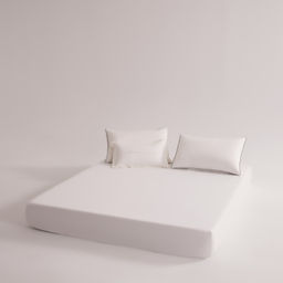 Комплект постельного белья Однотонный Сатин Элитный на резинке OCER023 180*200*30;160*200*30;140*200*30 Евро 4 Наволочки