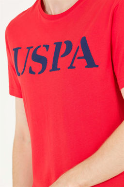 U. S. Polo Assn Мужская красная базовая футболка с круглым вырезом - U.s. polo assn фото 14