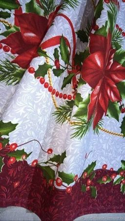 Полотенце 45*70 см. Новогоднее рогожка хлопок 100% - Лен поволжья фото 2