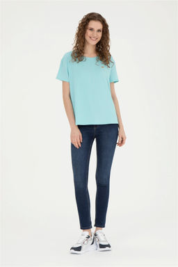 Женская мятная футболка - U.s. polo assn фото 4