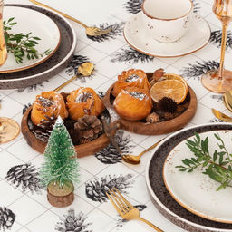 Дорожка на стол новогодняя Этель Merry Christmas 40×146 см, 100% хлопок, саржа 190 г/м², белая