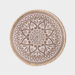 Цена за 12 шт. Салфетка сервировочная Доляна Милли, d=38 см, цвет белый