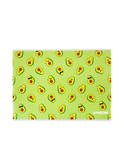 Цена за 4 шт. Альбом для рисования Calligrata «Авокадо» А4, 40 листов, на скрепке, плотность листов 100 г/м², обложка из мелованного картона