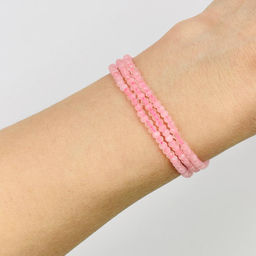 Бусины для украшений из Розового кварца 39 см