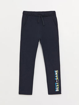 Beli Lastikli Bask?l? Erkek ?ocuk E?ofman Alt?