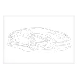 Скетчинг акварелью «Гоночные машины»