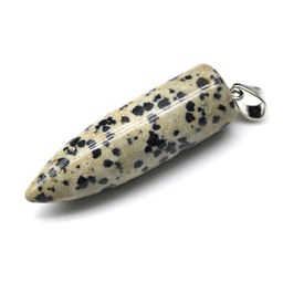 Подвеска Маятник пуля 14*40мм из самоцветов 7 чакр - Радуга камня фото 9