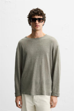 100% LINEN SWEATER - Zara фото 10