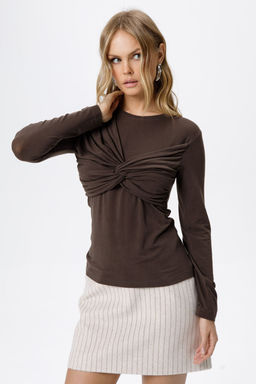 Джемпер Pirs 6230 коричневый  фото 3