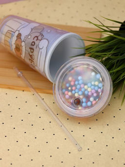 Тамблер iLikeGift "Capybara foam", blue (450 мл)