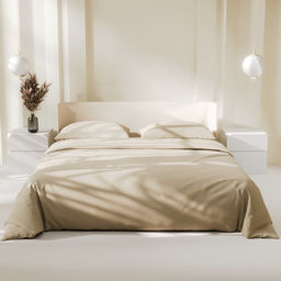 Постельное бельё Этель Дуэт Vanilla sky 143х215-2 шт, 220х240, 50х70-2 шт, 100% хлопок, поплин125г/м2  фото 8