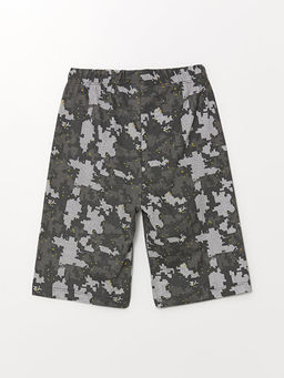 Beli Lastikli Bask?l? Erkek ?ocuk Pijama ?ort 2li - Waikiki фото 3