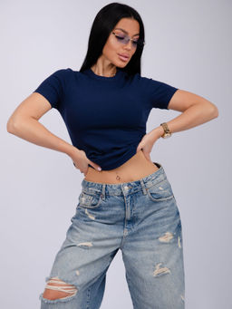 Футболка Скимс 3, трикотаж лапша - Малина фото 8