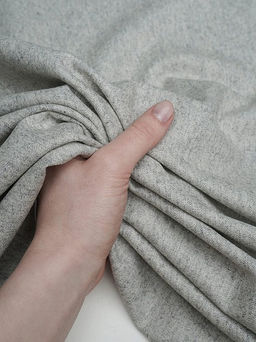 Шерсть костюмная Твид цв.Св.серый меланж, ш.1.5м, шерсть-50%, п/э-50%, 250гр/м.кв - Купава фото 8