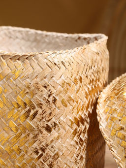 Корзинка плетёная «Аварис», 17×17×25 см