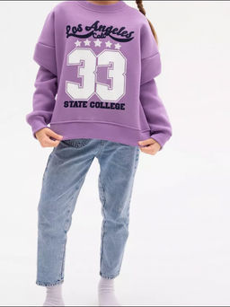 Свитшот 33 детский девочка графит - София фото 23