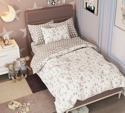 Постельное белье из поплина Зайчики Детская кроватка